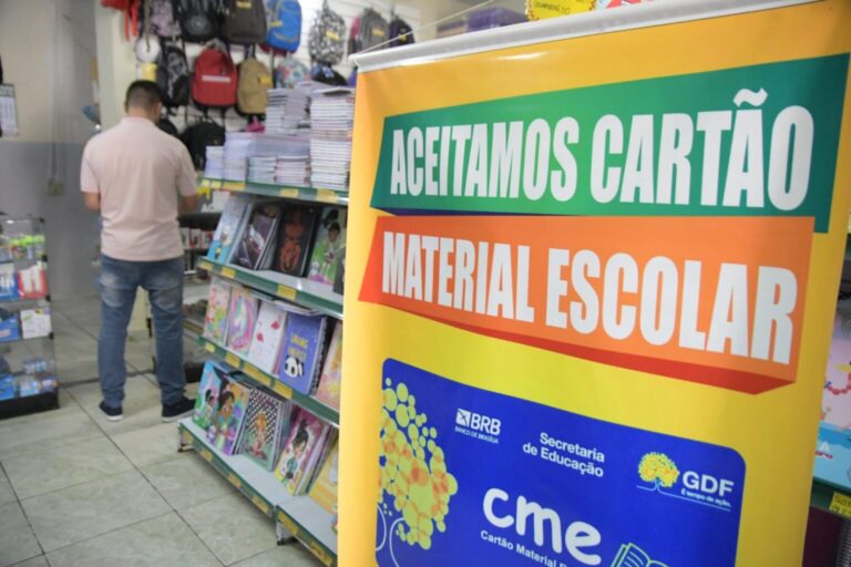 cartão material escolar