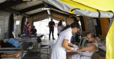 combate a dengue, tenda de enfermagem, saúde