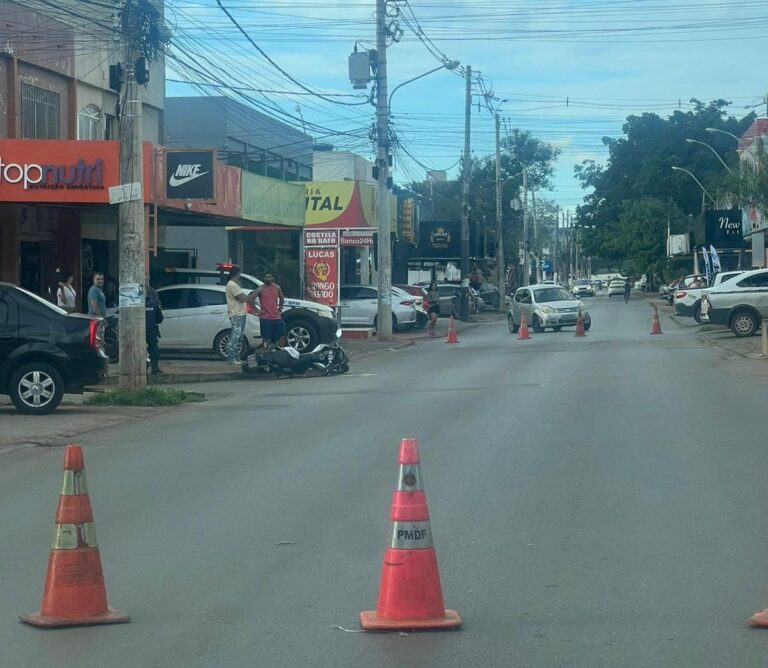 Moto acidente