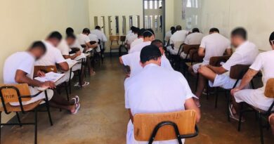 detentos estudando, presos