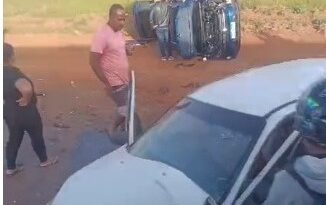 Acidente deixa o trânsito lento na BR 020, entre Planaltina e Sobradinho