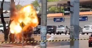 Explosivo detonado em planaltina