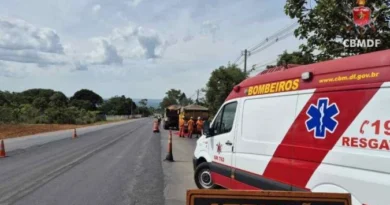 Viatura do Corpo de Bombeiros do DF. Divulgação/CBMDF