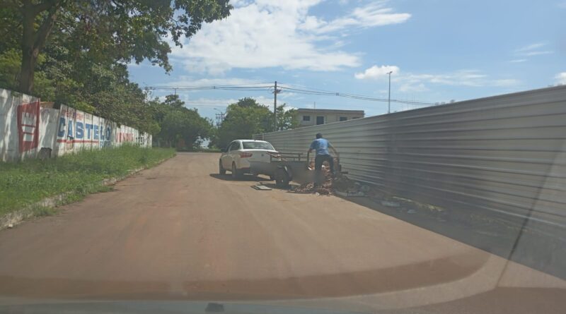 descarte irregular de lixo