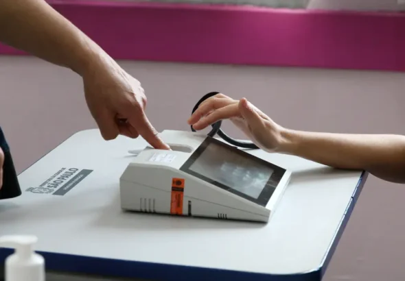 Biometria nas urnas