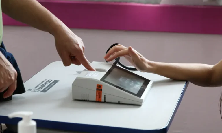 Biometria nas urnas